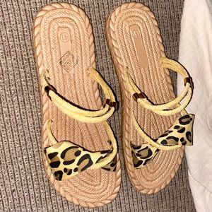 Cheetah Print Sandals